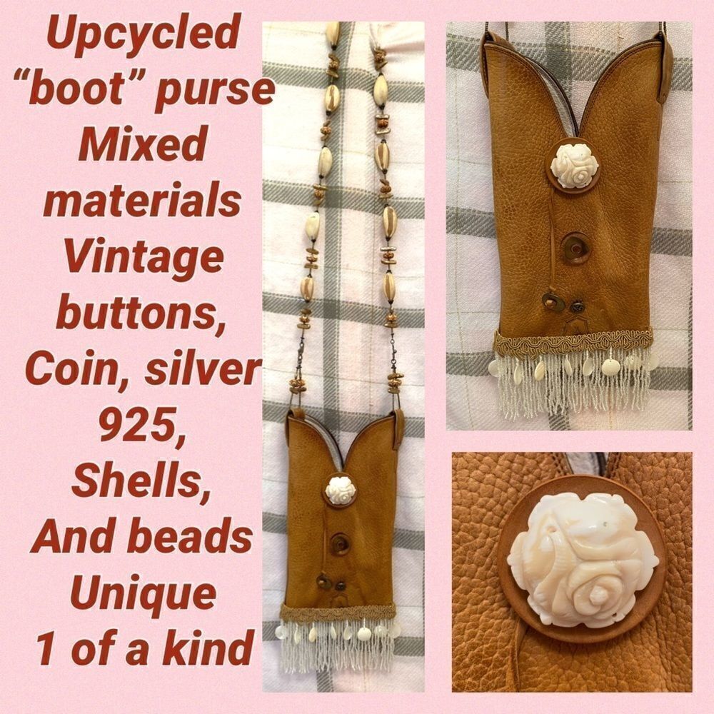 Upcycled Bootpurse Unique! - image 1